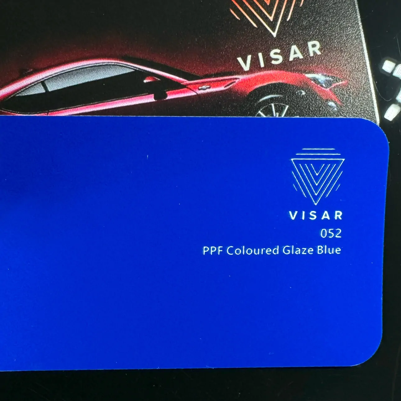 Кольорова PPF плівка для захисту фарби VISAR Coloured Glaze Blue - Зображення 2